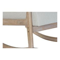 DKD Home Decor Fotelj DKD Home Decor Bež Naravni gumijasti les Šestdeseta leta 66 x 85 x 81 cm