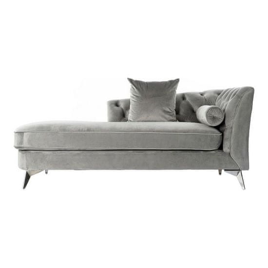 DKD Home Decor Sedežna garnitura DKD Home Decor svetlo siva poliester kovina (188 x 92 x 81 cm)