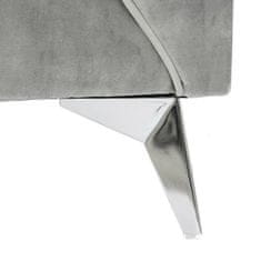 DKD Home Decor Sedežna garnitura DKD Home Decor svetlo siva poliester kovina (188 x 92 x 81 cm)