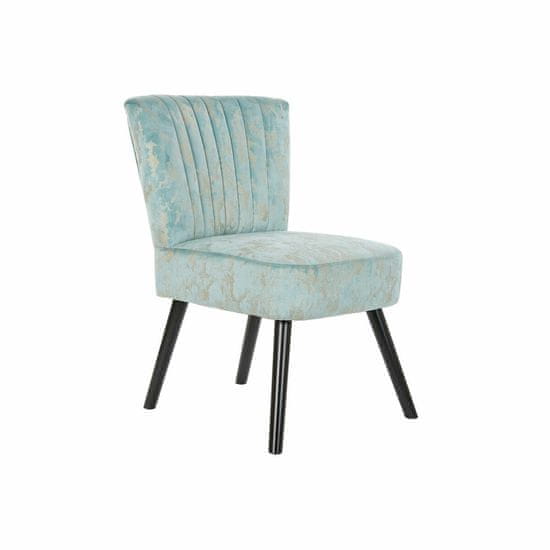 DKD Home Decor Fotelj DKD Home Decor 8424001802012 Golden Polyester Green Birch (56 x 62 x 81 cm)