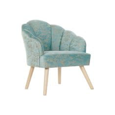 DKD Home Decor Fotelj DKD Home Decor Golden Polyester Green Birch (67 x 70 x 76 cm)