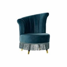 DKD Home Decor Fotelj DKD Home Decor 8424001802289 Blue Metal Polyester (77 x 63 x 85 cm)