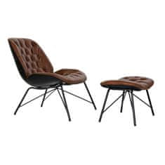 DKD Home Decor Fotelj DKD Home Decor 8424001802418 Brown Black Multicolor Metal 69 x 83 x 85 cm