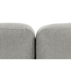 DKD Home Decor Sedežna garnitura DKD Home Decor Siva Poliester Kovina (240 x 160 x 85 cm)