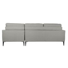 DKD Home Decor Sedežna garnitura DKD Home Decor Siva Poliester Kovina (240 x 160 x 85 cm)
