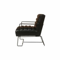 DKD Home Decor Fotelj DKD Home Decor 8424001859993 Black Metal PU (62,5 x 74 x 80 cm)