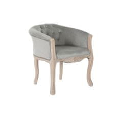 DKD Home Decor Fotelj DKD Home Decor Grey Wood Plastic 58 x 56 x 69 cm