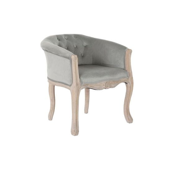 DKD Home Decor Fotelj DKD Home Decor Grey Wood Plastic 58 x 56 x 69 cm