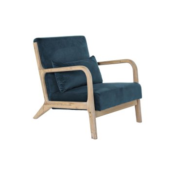 DKD Home Decor Fotelj DKD Home Decor Multicolor Turquoise Les Kovina Plastika 66 x 79 x 75 cm