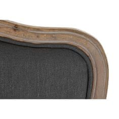 DKD Home Decor Fotelj DKD Home Decor Grey Wood Brown Poliester (70 x 66 x 95,5 cm)