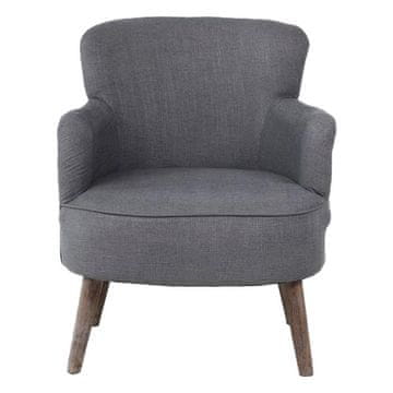 DKD Home Decor Fotelj DKD Home Decor Temno siva jelka Plastika 65 x 62 x 77 cm 65 x 69 x 77 cm