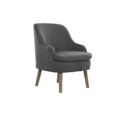 DKD Home Decor Fotelj DKD Home Decor Temno siva jelka Plastika 61 x 46 x 75 cm