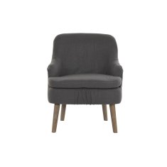 DKD Home Decor Fotelj DKD Home Decor Temno siva jelka Plastika 61 x 46 x 75 cm