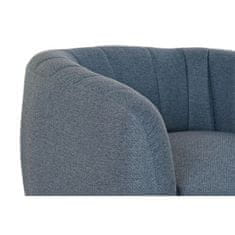 DKD Home Decor Fotelj DKD Home Decor Modra zlata pena Les Kovina Plastika 81 x 75 x 73 cm