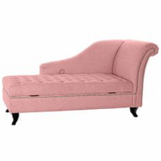 DKD Home Decor Sedežna garnitura DKD Home Decor Roza 165,5 x 69 x 83 cm pena črna kovina les plastika svetlo roza
