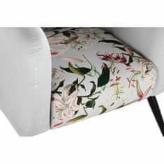 DKD Home Decor Fotelj DKD Home Decor Črna bež kovina poliester (75 x 71 x 71 cm)