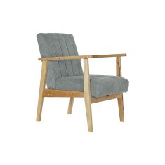 DKD Home Decor Fotelj DKD Home Decor Naravni poliester Nebo modra borovničevina (63 x 68 x 81 cm)