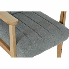 DKD Home Decor Fotelj DKD Home Decor Naravni poliester Nebo modra borovničevina (63 x 68 x 81 cm)