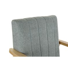 DKD Home Decor Fotelj DKD Home Decor Naravni poliester Nebo modra borovničevina (63 x 68 x 81 cm)