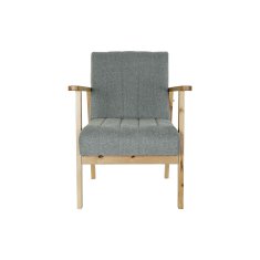 DKD Home Decor Fotelj DKD Home Decor Naravni poliester Nebo modra borovničevina (63 x 68 x 81 cm)