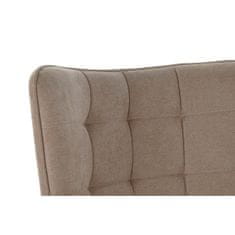 DKD Home Decor Fotelj DKD Home Decor Črna bež kovina poliester (69 x 77 x 91 cm)