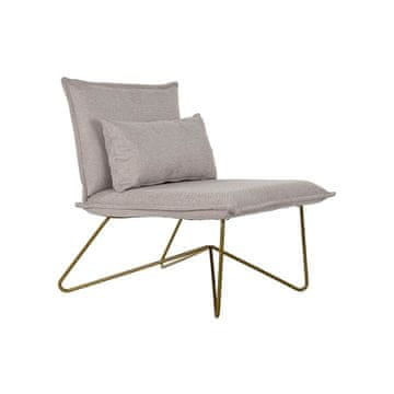 DKD Home Decor Fotelj DKD Home Decor 66 x 78 x 75 cm bež zlata kovina