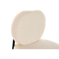 DKD Home Decor Fotelj DKD Home Decor White Black Beige Metal 54 x 60 x 76 cm 54 x 64 x 80 cm