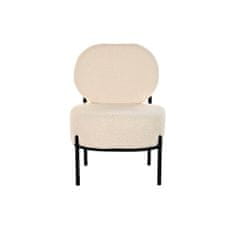DKD Home Decor Fotelj DKD Home Decor White Black Beige Metal 54 x 60 x 76 cm 54 x 64 x 80 cm