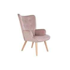 DKD Home Decor Fotelj DKD Home Decor Pink Wood 67 x 69 x 96 cm 75 x 69 x 96 cm