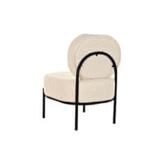 DKD Home Decor Fotelj DKD Home Decor White Black Beige Metal 54 x 60 x 76 cm 54 x 64 x 80 cm