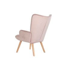 DKD Home Decor Fotelj DKD Home Decor Pink Wood 67 x 69 x 96 cm 75 x 69 x 96 cm