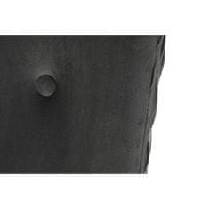 DKD Home Decor Fotelj DKD Home Decor Naravni les Poliester Temno siva (66 x 67 x 92 cm)