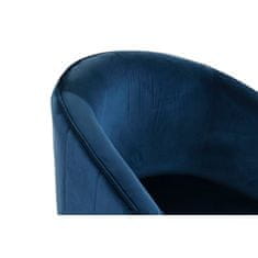 DKD Home Decor Fotelj DKD Home Decor Golden Navy Blue Metal 76 x 70 x 74 cm