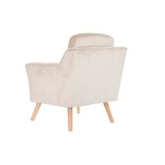 DKD Home Decor Fotelj DKD Home Decor Les Poliester Krem (76 x 70 x 85 cm)