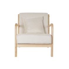 DKD Home Decor Fotelj DKD Home Decor 65 x 77 x 73 cm Bež MDF Wood
