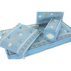DKD Home Decor Fotelj DKD Home Decor 150 x 74 x 14 cm Modra Nebo modra (4 kosi)