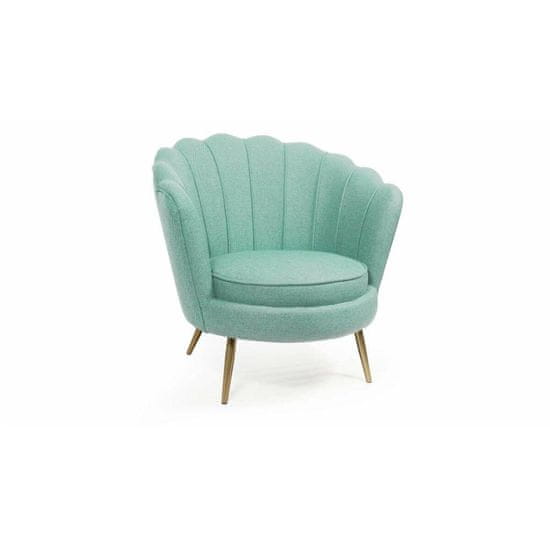 DKD Home Decor Fotelj DKD Home Decor Zelena srebrna kovinska plastika 80 x 75 x 86 cm