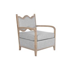 DKD Home Decor Fotelj DKD Home Decor 66 x 70 x 88 cm 70 x 73 x 88 cm Elja Svetlo rjava Svetlo siva