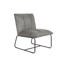 DKD Home Decor Fotelj DKD Home Decor Črna siva kovina 66 x 71 x 77 cm