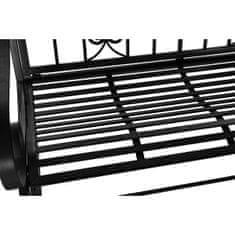 DKD Home Decor Gugalni stol DKD Home Decor Črna kovina 118 x 90 x 92 cm