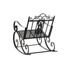 DKD Home Decor Gugalni stol DKD Home Decor črna kovina aluminij 63 x 89 x 92 cm