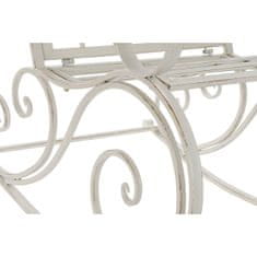 DKD Home Decor Gugalni stol DKD Home Decor Kovina Aluminij Bela (63 x 89 x 92 cm)