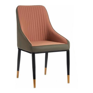 Gift Decor Fotelj Stripes Pink Polyskin Steel (51 x 92 x 65 cm)