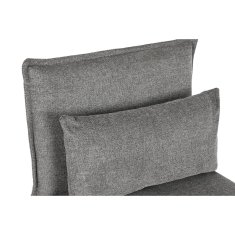 DKD Home Decor Fotelj DKD Home Decor 66 x 78 x 75 cm Črna siva kovina