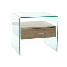 DKD Home Decor Nočna omarica DKD Home Decor 8424001754793 Multicolor Transparent Natural Crystal MDF Wood 50 x 40 x 45,5 cm