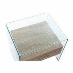DKD Home Decor Nočna omarica DKD Home Decor 8424001754793 Multicolor Transparent Natural Crystal MDF Wood 50 x 40 x 45,5 cm
