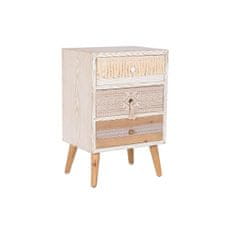 DKD Home Decor Nočna omarica DKD Home Decor Fir Cotton (48 x 35 x 72 cm)