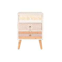 DKD Home Decor Nočna omarica DKD Home Decor Fir Cotton (48 x 35 x 72 cm)