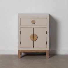 BigBuy Nočna omarica MIZUCHI 44 x 26 x 60,5 cm Taupe DMF