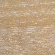 BigBuy Nočna omarica SIRA 48 x 35 x 55 cm Naravni les Bela MDF Les DMF